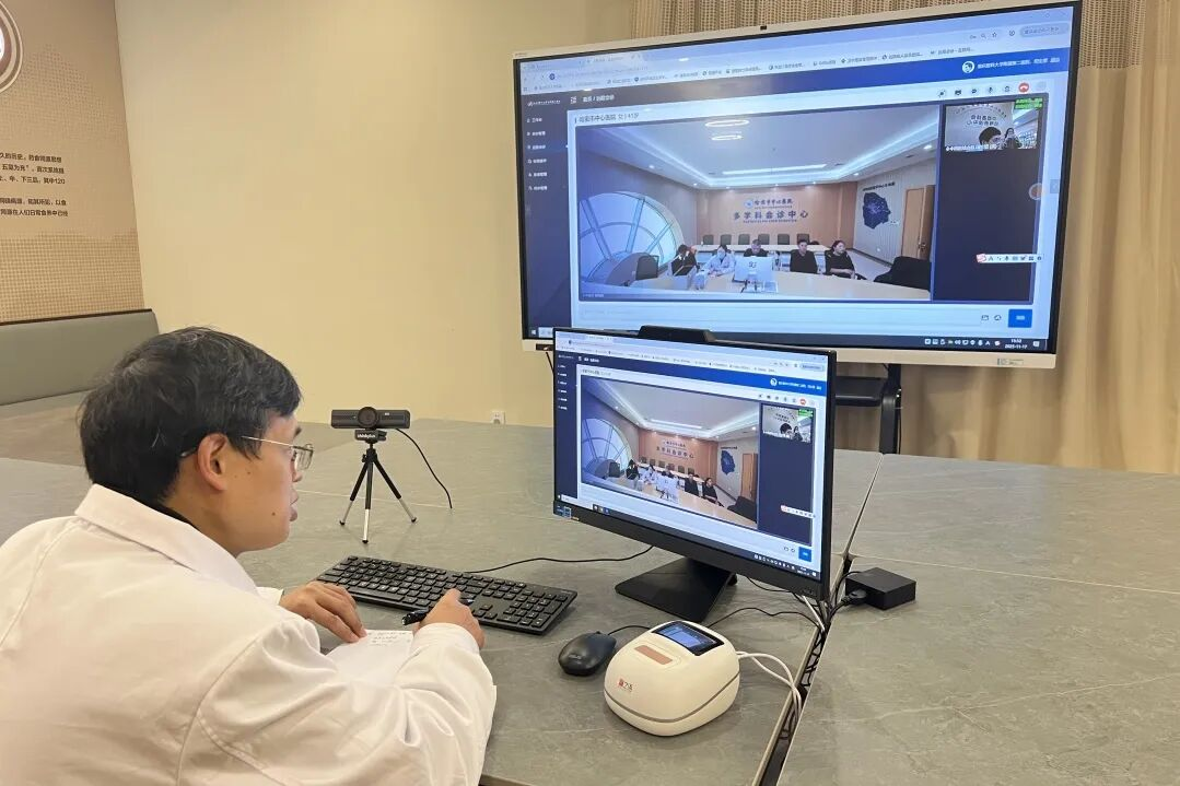 隔空診療。醫(yī)院供圖