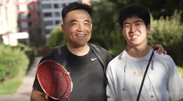 劉建波、劉傲寒父子。北航供圖