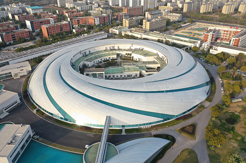 2019年3月12日,航拍上海光源項(xiàng)目。